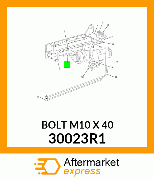 BOLT M10 X 40 30023R1