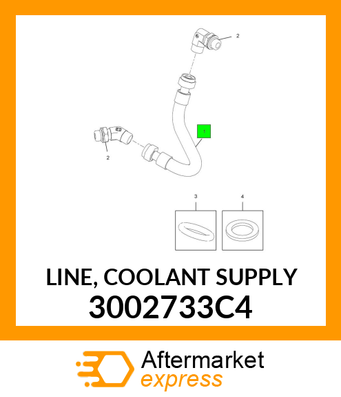 LINE, COOLANT SUPPLY 3002733C4