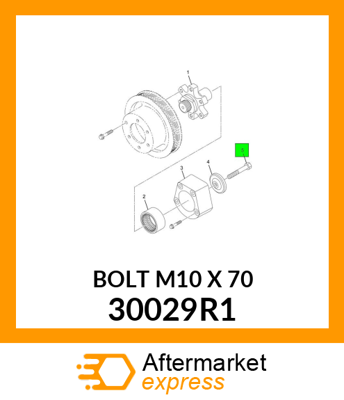 BOLT M10 X 70 30029R1