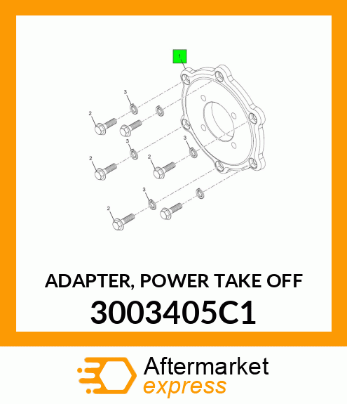 ADAPTER, POWER TAKE OFF 3003405C1