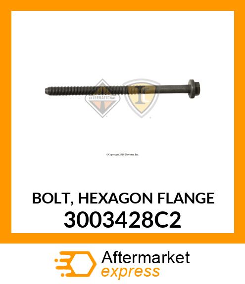 BOLT, HEXAGON FLANGE 3003428C2