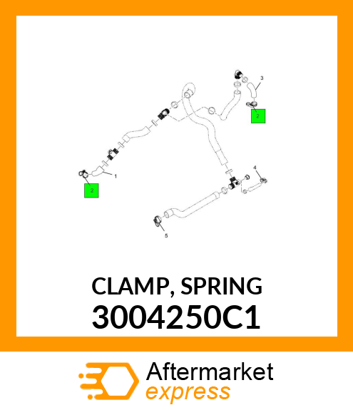 CLAMP, SPRING 3004250C1