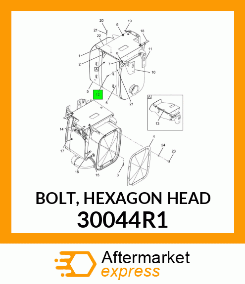 BOLT, HEXAGON HEAD 30044R1