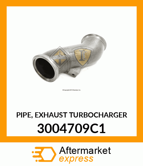 PIPE, EXHAUST TURBOCHARGER 3004709C1