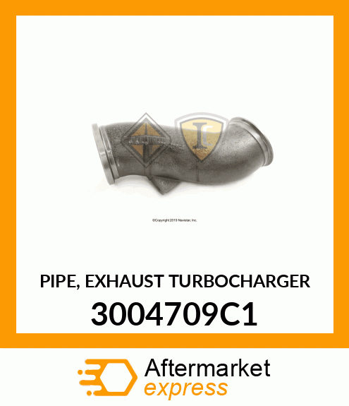PIPE, EXHAUST TURBOCHARGER 3004709C1