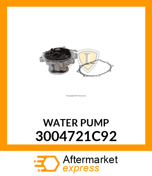 WATER PUMP 3004721C92