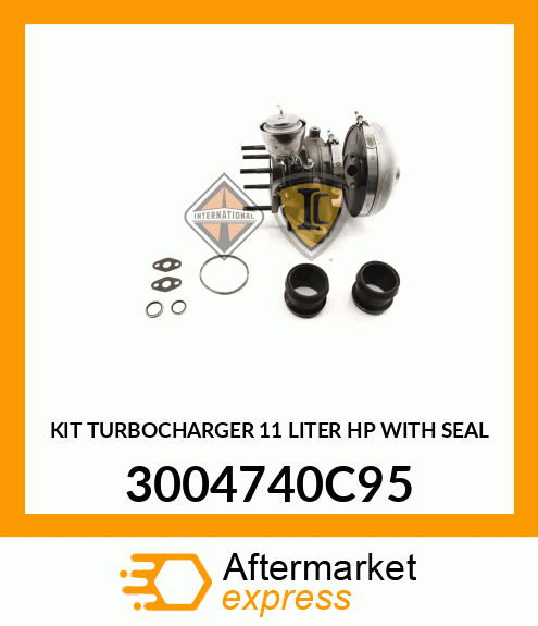 KIT TURBOCHARGER 11 LITER HP WITH SEAL 3004740C95