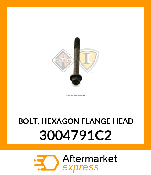 BOLT, HEXAGON FLANGE HEAD 3004791C2