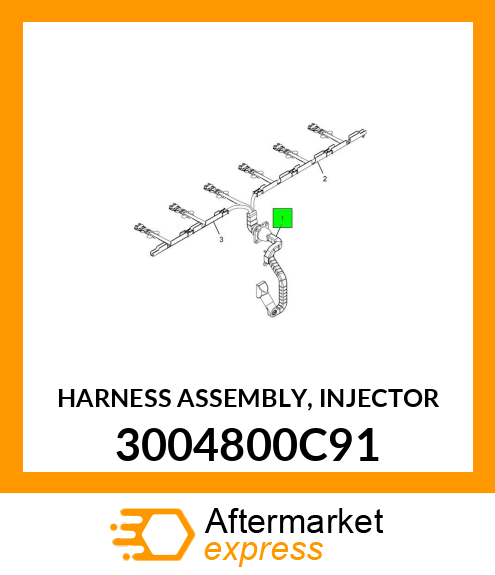 HARNESS ASSEMBLY, INJECTOR 3004800C91
