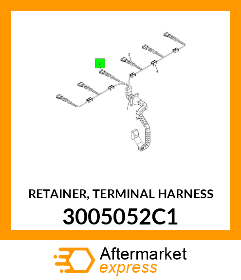 RETAINER, TERMINAL HARNESS 3005052C1