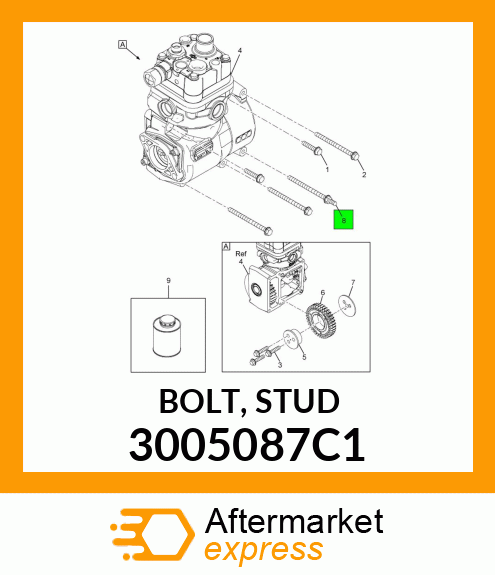 BOLT, STUD 3005087C1