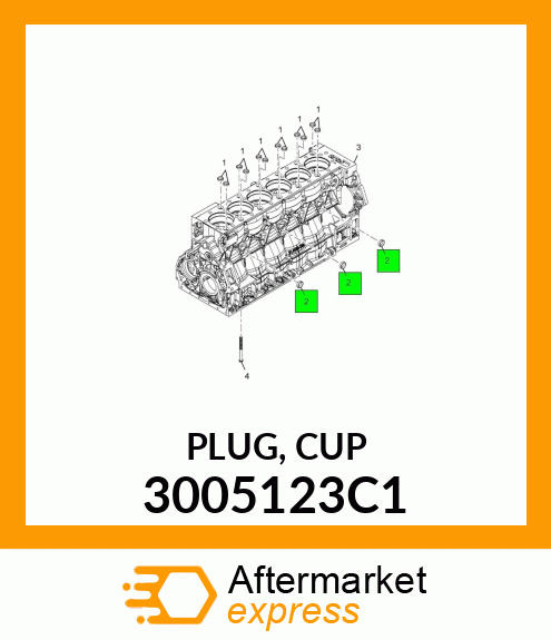 PLUG, CUP 3005123C1