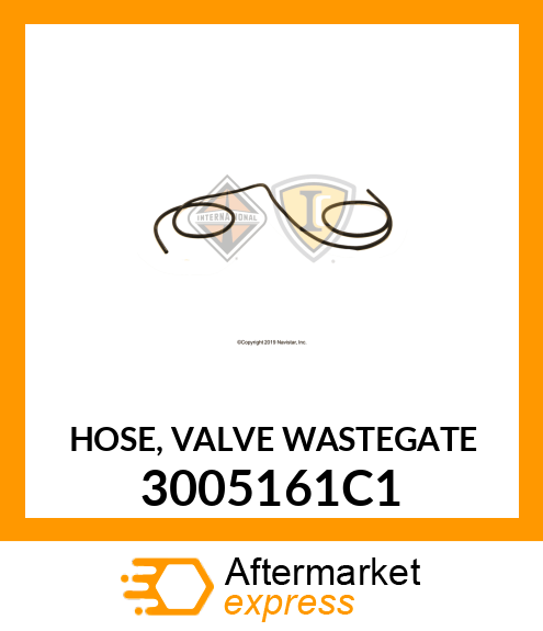 HOSE, VALVE WASTEGATE 3005161C1