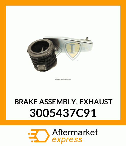 BRAKE ASSEMBLY, EXHAUST 3005437C91