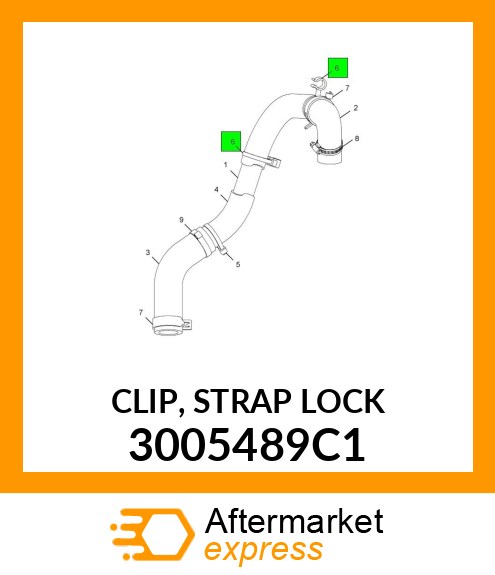 CLIP, STRAP LOCK 3005489C1