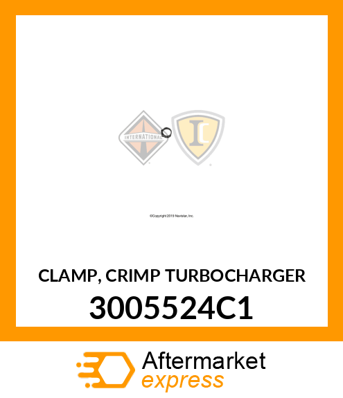 CLAMP, CRIMP TURBOCHARGER 3005524C1