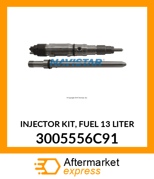 INJECTOR KIT, FUEL 13 LITER 3005556C91