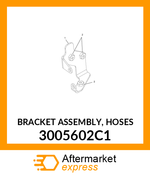 BRACKET ASSEMBLY, HOSES 3005602C1