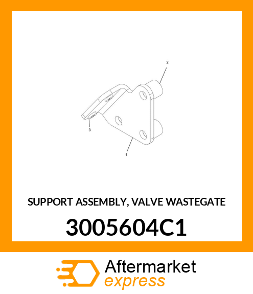 SUPPORT ASSEMBLY, VALVE WASTEGATE 3005604C1