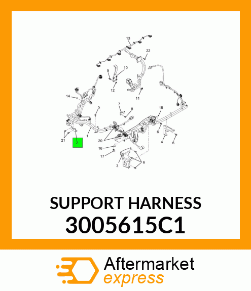 SUPPORT HARNESS 3005615C1