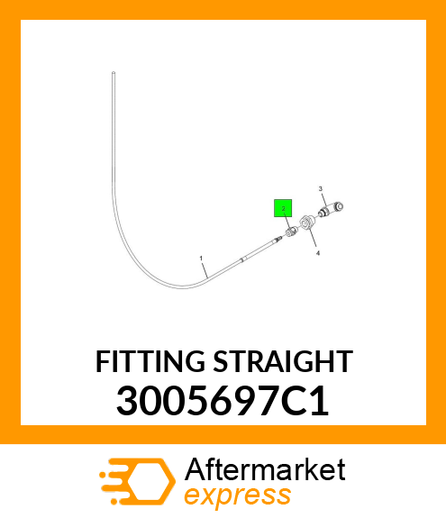 FITTING STRAIGHT 3005697C1