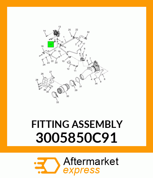 FITTING ASSEMBLY 3005850C91