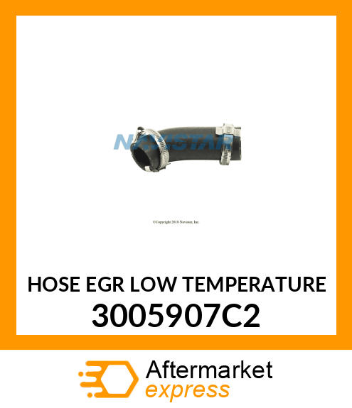 HOSE EGR LOW TEMPERATURE 3005907C2