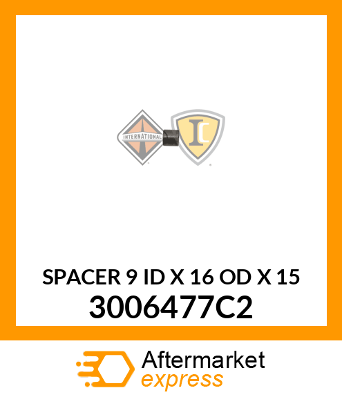 SPACER 9 ID X 16 OD X 15 3006477C2