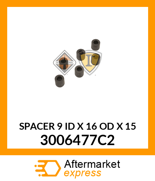 SPACER 9 ID X 16 OD X 15 3006477C2