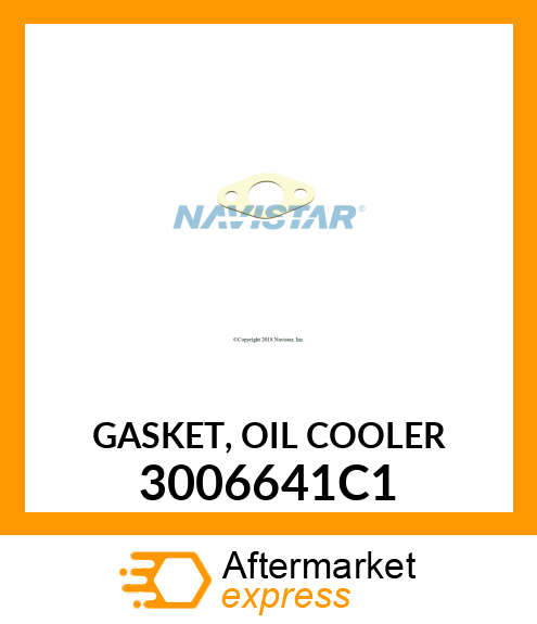 GASKET, OIL COOLER 3006641C1