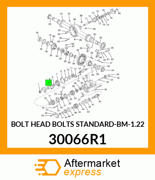 BOLT HEAD BOLTS STANDARD-BM-1.22 30066R1