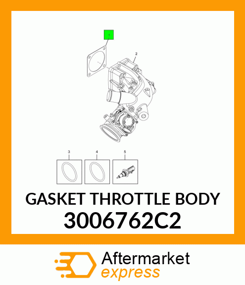 GASKET THROTTLE BODY 3006762C2