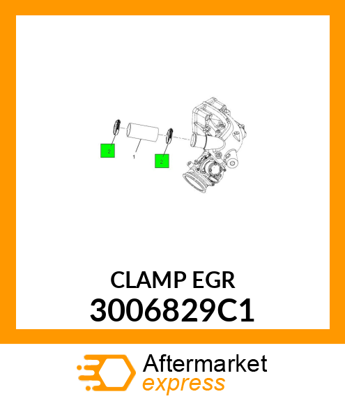 CLAMP EGR 3006829C1