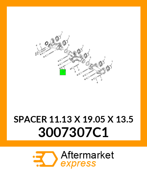 SPACER 11.13 X 19.05 X 13.5 3007307C1