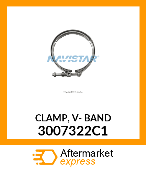 CLAMP, V- BAND 3007322C1
