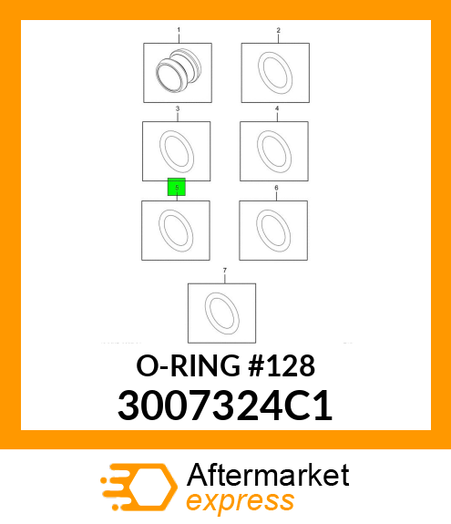 O-RING #128 3007324C1
