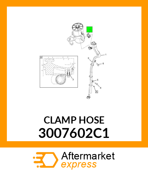 CLAMP HOSE 3007602C1