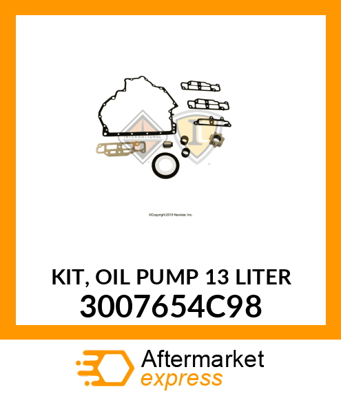 KIT, OIL PUMP 13 LITER 3007654C98