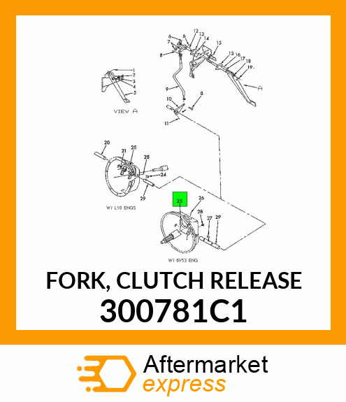 FORK, CLUTCH RELEASE 300781C1