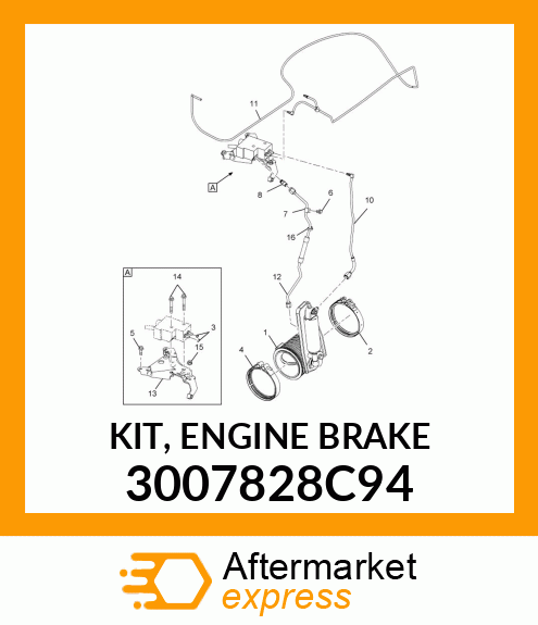 KIT, ENGINE BRAKE 3007828C94