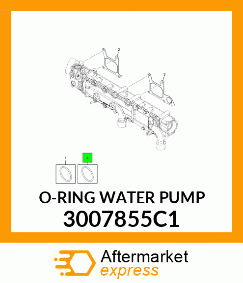 O-RING WATER PUMP 3007855C1