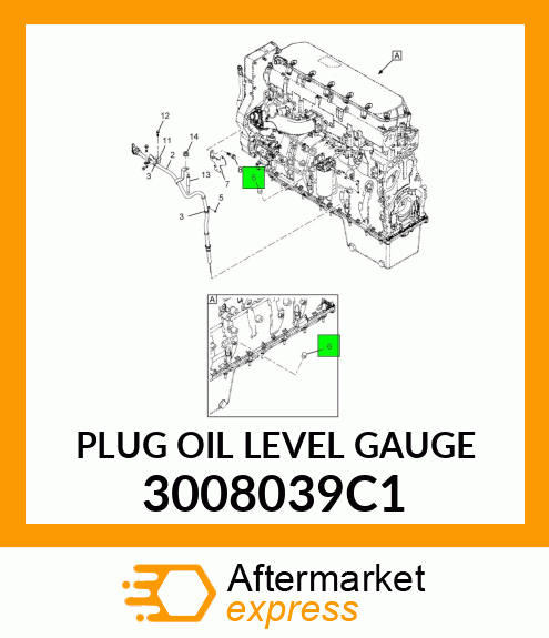 PLUG OIL LEVEL GAUGE 3008039C1