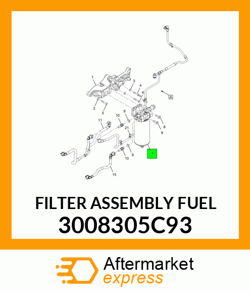 FILTER ASSEMBLY FUEL 3008305C93