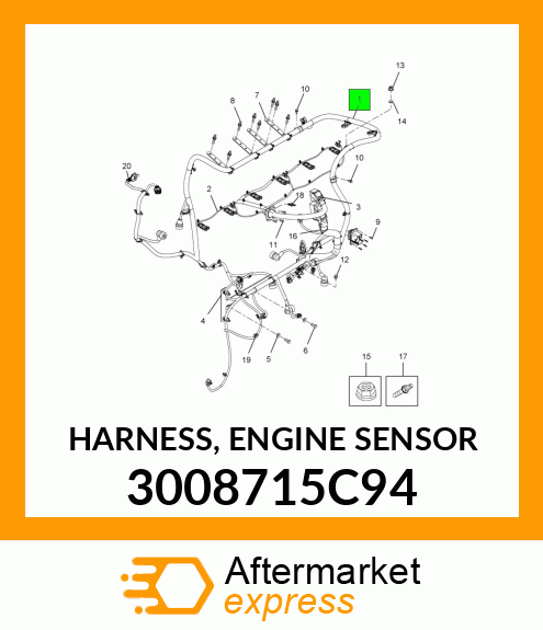 HARNESS, ENGINE SENSOR 3008715C94