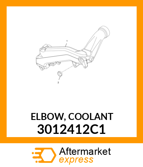 ELBOW, COOLANT 3012412C1