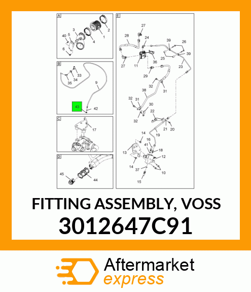 FITTING ASSEMBLY, VOSS 3012647C91