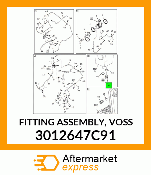 FITTING ASSEMBLY, VOSS 3012647C91