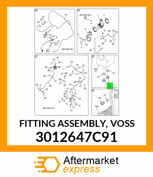 FITTING ASSEMBLY, VOSS 3012647C91