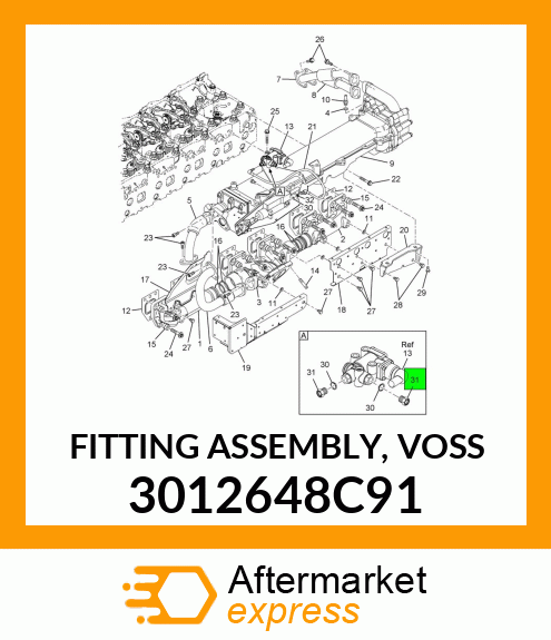 FITTING ASSEMBLY, VOSS 3012648C91