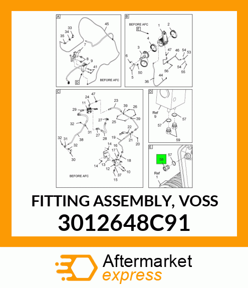 FITTING ASSEMBLY, VOSS 3012648C91